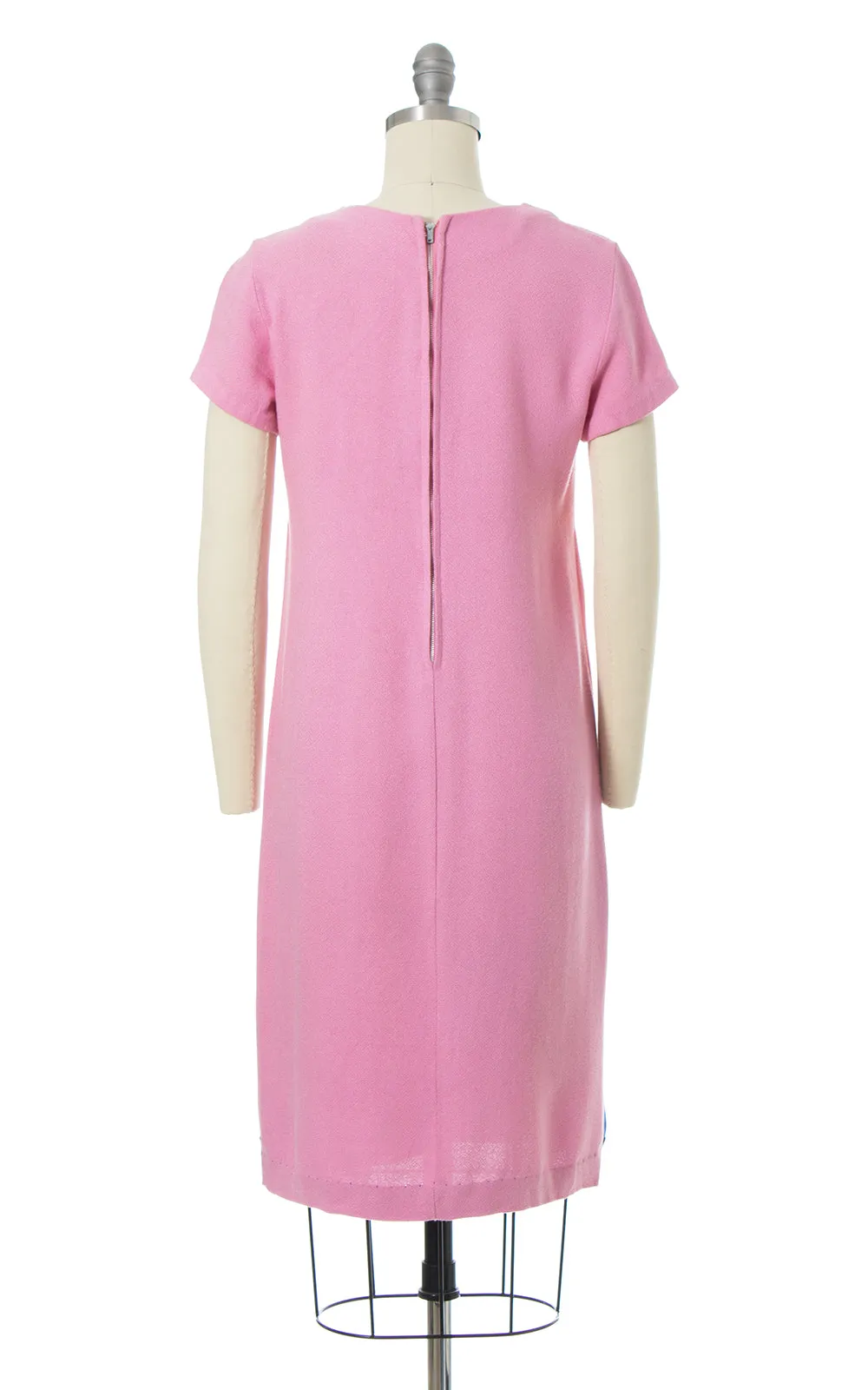1960s Mondrian Inspired Color Block Shift Dress | x-small/small