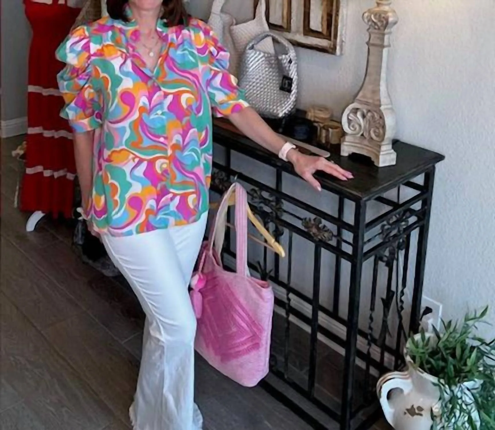 Adrienne - Adia Puff Sleeve Top