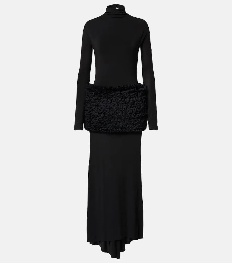 Alaia Ruffled maxi dress