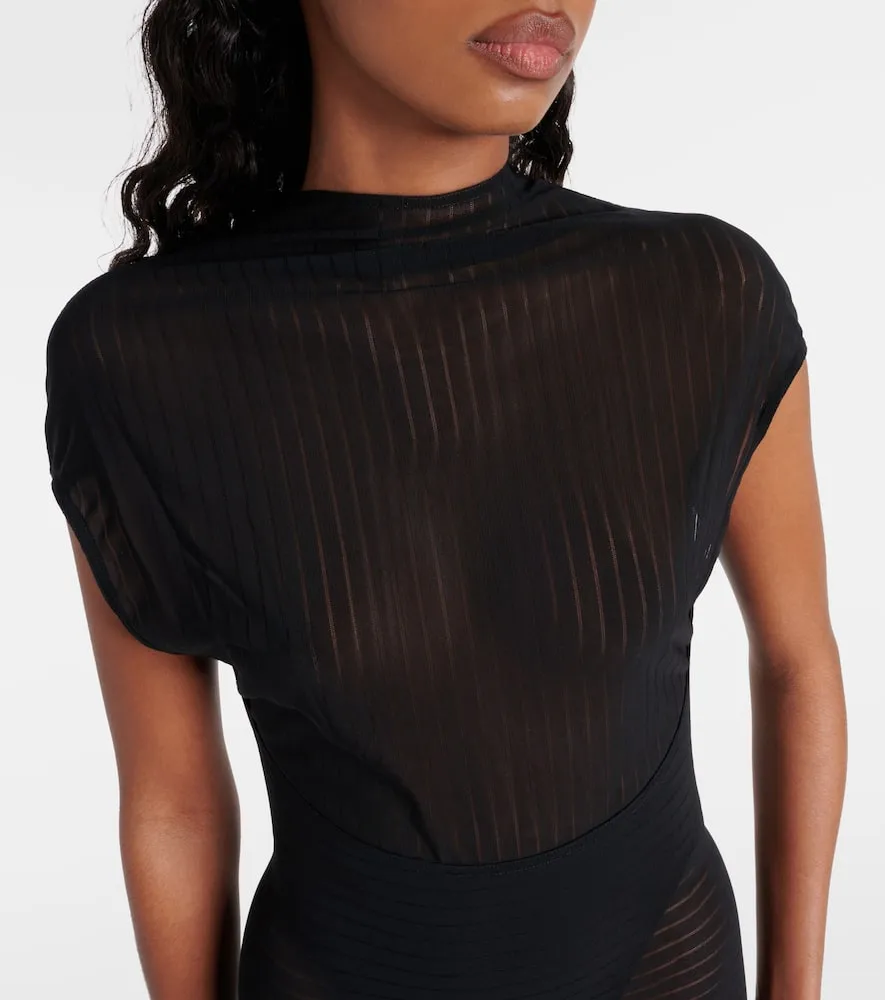Alaia Sheer maxi dress