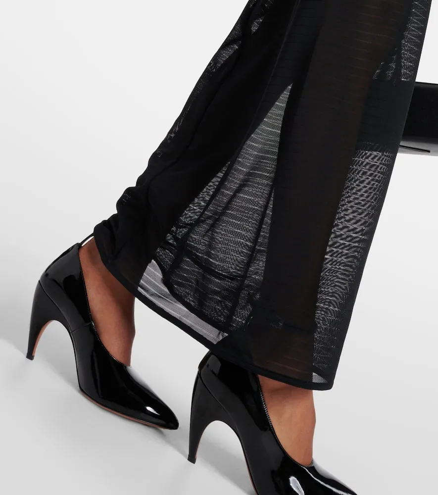 Alaia Sheer maxi dress