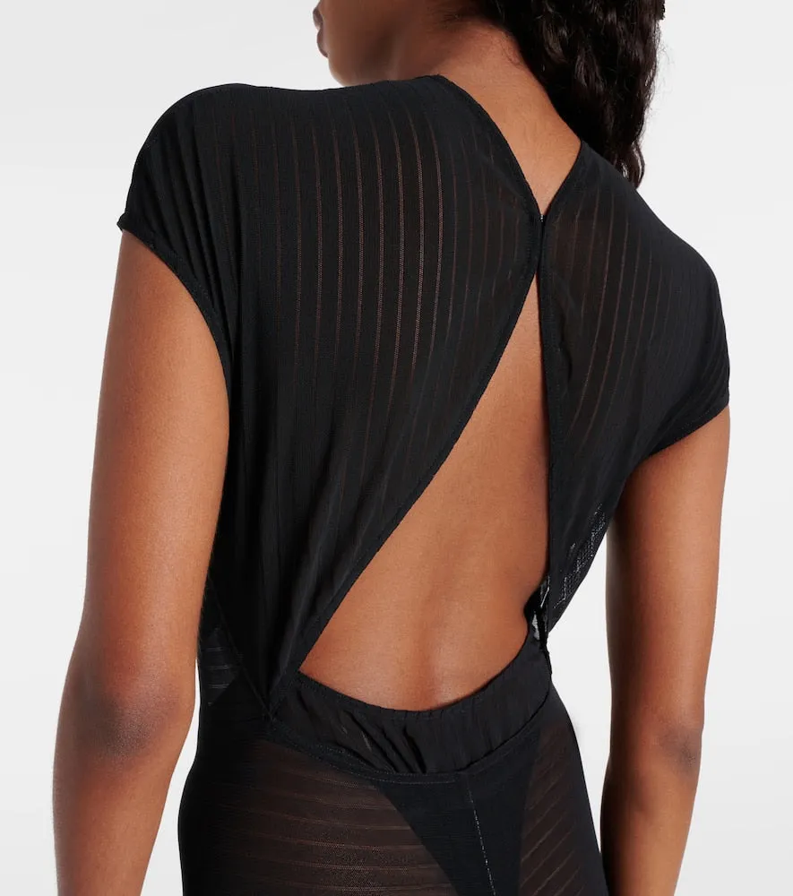 Alaia Sheer maxi dress