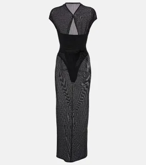 Alaia Sheer maxi dress