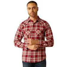 Ariat Mens Herschel Retro Fit Shirt Chili Pepper