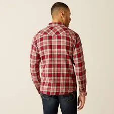 Ariat Mens Herschel Retro Fit Shirt Chili Pepper