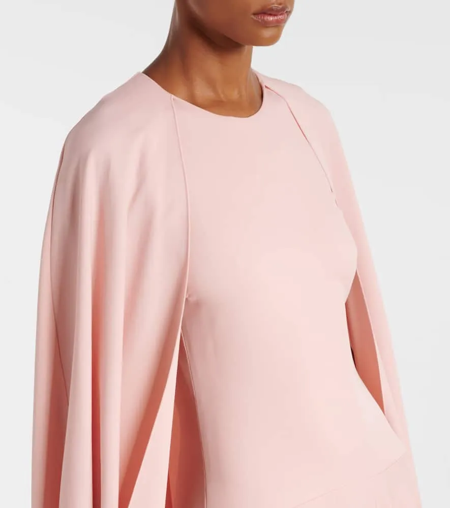 Giambattista Valli Pleated caped gown