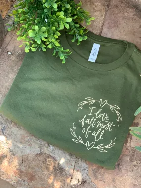 Graphic Tee Fall Design