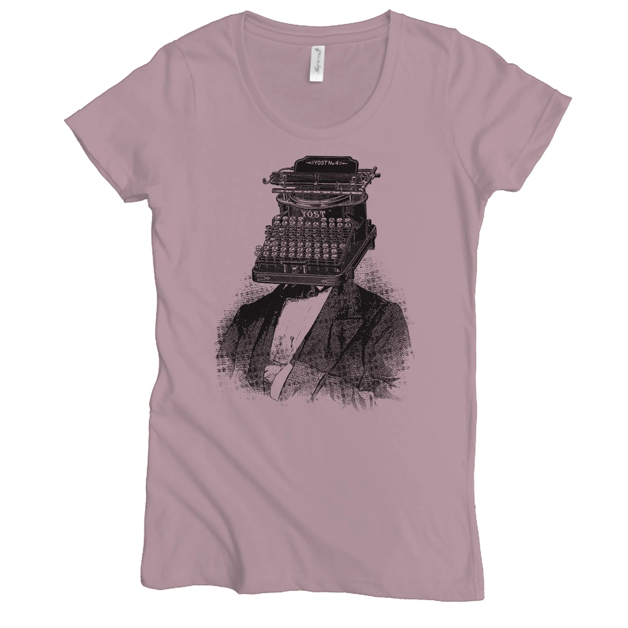 Typewriter Head Graphic Tee