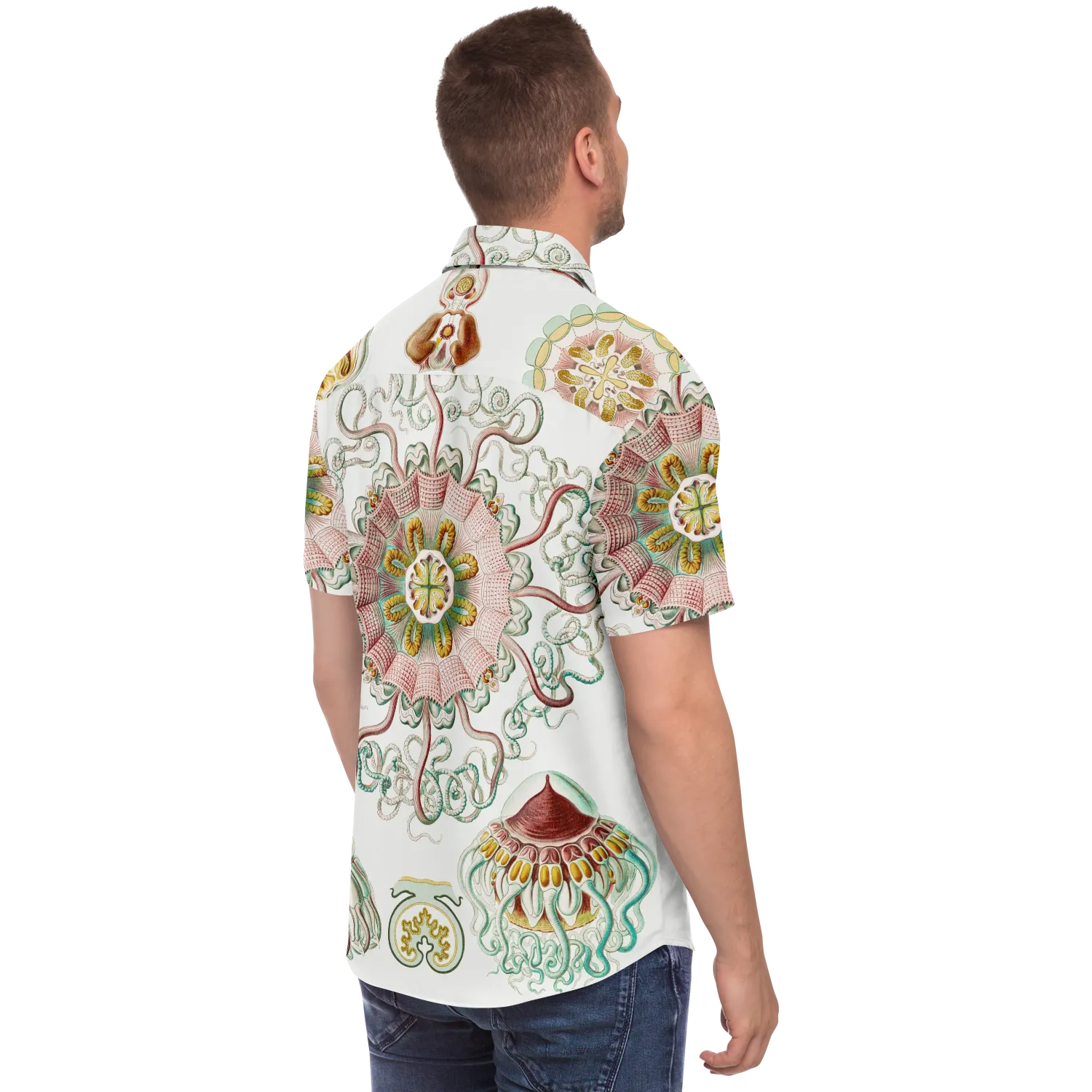 Vintage Jellyfish Button-Down Shirt